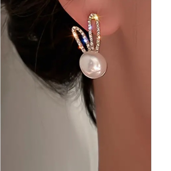 Easter Bunny earrings - Picture 2 of 3